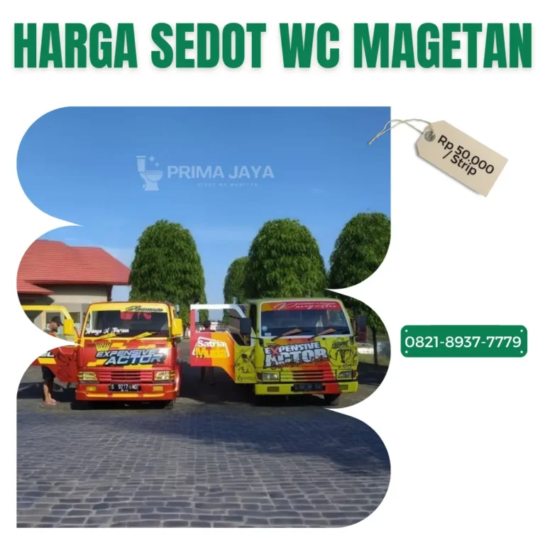 Harga Sedot WC Magetan Prima Jaya